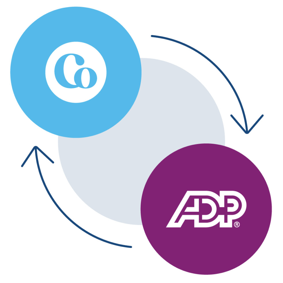 clearcompany and adp bidirectional graphic